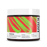 Kion Aminos Watermelon powder tub ready for your workout routine.