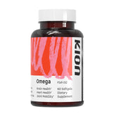 Kion Omega 1000 mg bottle front, a burpless omega-3 option for daily wellness.