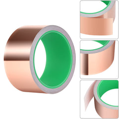 Kirecoo copper tape with conductive adhesive for durable surface bonding and repairs.