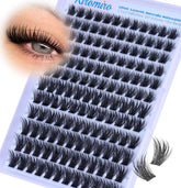 Kiromiro Lash Clusters 10-16mm wispy bundle for natural daily volume.