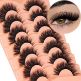 Kiromiro mink lashes 18mm cat-eye full strip for dramatic look