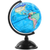 KISEER 8-inch globe with stand for classroom geography exploration.