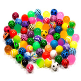 KISEER bouncy ball 28mm with mixed color patterns for play and color recognition.
