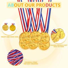 KISEER plastic award medal durable for frequent handling at events.