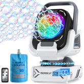 Kiskey Bubble Machine remote-control use for effortless party setup.
