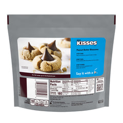Kisses milk chocolate wraps closeup showing foil wrappers, ideal for on-the-go sweetness.