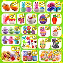KissFree Easter toys featuring bunnies and chicks for egg hunting