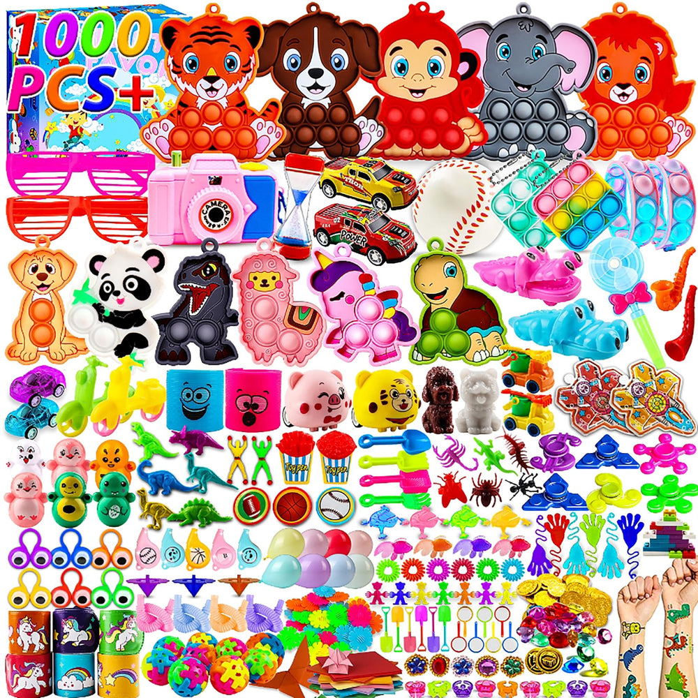 KissFuture 1000Pcs party favors for kids, eye-catching fidget toys for interactive play.