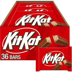 Kit Kat milk chocolate wafer bars pack shot for bulk purchase and sharing
