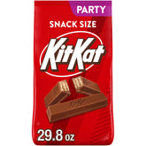 KIT KAT milk chocolate wafer snack bars in party pack, ideal for sharing.
