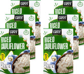 Kitchen & Love Organic Riced Cauliflower 8-oz pack ready to heat for quick meals