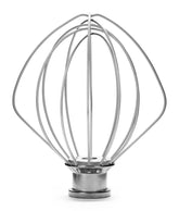 KitchenAid K45WW wire whip in action creating airy whipped cream.