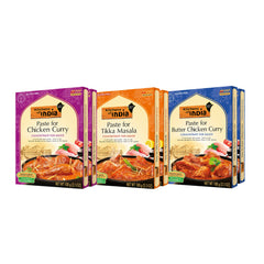 Kitchens of India butter chicken paste jar for rich, authentic curry flavor at home