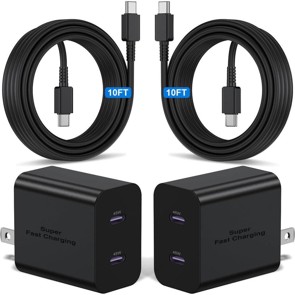 Kitminun 45W dual-port charger delivering fast power for compatible devices.