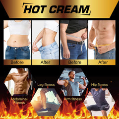 Kitnoblis hot sweat cream application gel: easy-to-apply texture for quick warm-up before workouts