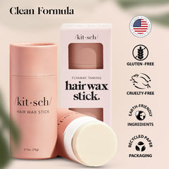 Kitsch Hair Wax Stick frizz-control highlights tame flyaways with a polished look.
