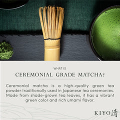 Kiyo Matcha Classic Grade beginner setup demonstrates easy daily preparation