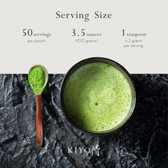 Kiyo Matcha Uji ceremonial cup image highlighting refined flavor potential