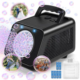 Kizmore Bubble Machine front view, compact design for easy indoor and outdoor use.