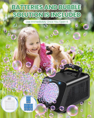 Kizmore Bubble Machine portable design ready for indoor-outdoor events.