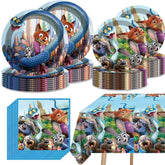 KKOND Zootopia2 plates for kid-friendly parties and quick cleanup.