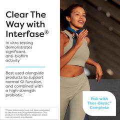 Klaire Labs Interfase Plus bottle pour demonstrates practical dosing for detox routines.