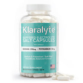 Klaralyte balanced bottle pour for steady hydration during workouts.