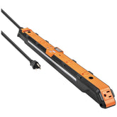 Klein Tools 29602 front view magnetic power strip for organized setup.