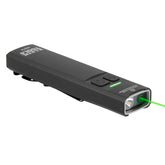 Klein Tools 56074 pocket flashlight with green laser for precise targeting.