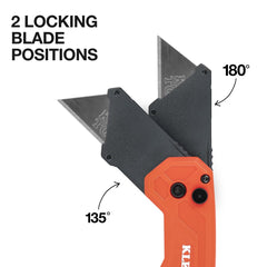 Klein Tools FLICKBLADE dual locking positions for precision or general work