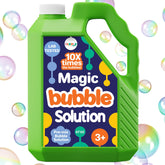 Klevly 67oz iridescent bubble solution refill front view showing ready-to-use bottle
