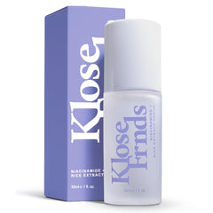 KLOSE FRNDS Niacinamide & Rice Serum bottle with heritage-inspired hydration.