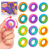 KLT fidget rings 12-pack for classroom calm and focused play.