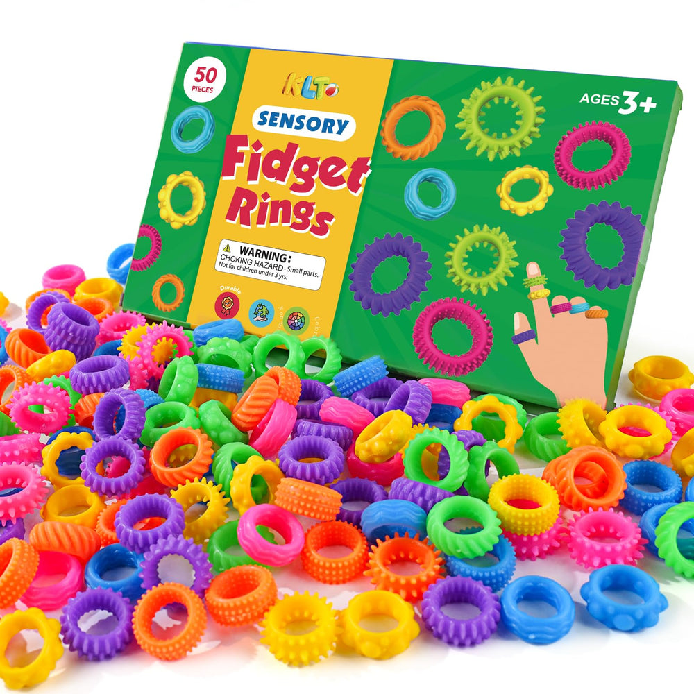 KLT Fidget Rings textures collection for calming sensory input.