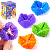 KLT Fidget Sensory Flip Cube textures promote calm focus through tactile stimulation