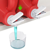 KMOUANTS two-pack detergent dispenser nozzle holder keeps bottles organized.