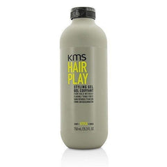 KMS HairPlay Styling Gel delivers glossy shine with long-lasting hold for sleek styles.