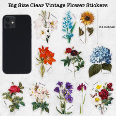 Bold Knaid large 3.4-inch floral sticker highlighting scrapbook layouts.