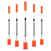 Knixxo U-100 syringe with 0.5cc capacity and 5/16 inch needle for precise dosing.
