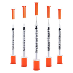 Knixxo U-100 syringe with 0.5cc capacity and 5/16 inch needle for precise dosing.