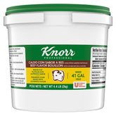 Knorr Beef Bouillon base container for quick broth prep