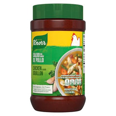 Knorr granulated chicken bouillon used in soups, stews, and sauces.