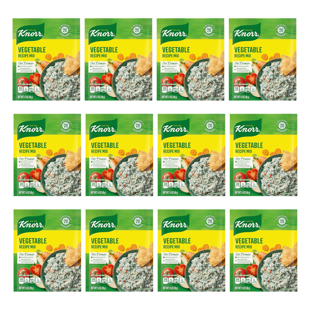 Knorr Vegetable Recipe Mix packaging for quick meal prep.