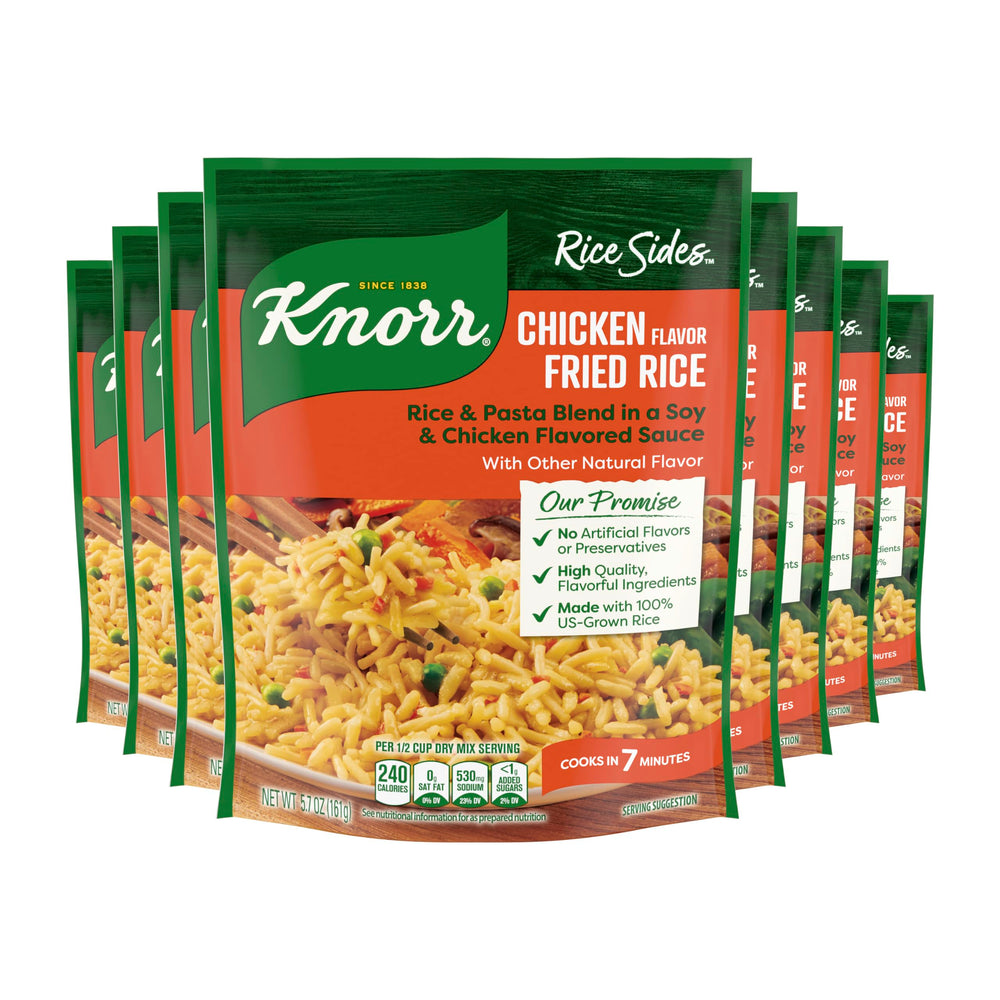 Knorr Rice Sides Chicken Fried Rice pack ready for quick weeknight meals.