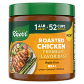 Knorr Roasted Chicken Flavor Base jar illustrating rich at-home flavor for soups and sauces.