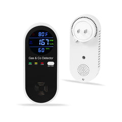 KOABBIT 4-in-1 detector front digital display for real-time monitoring at home.