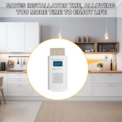 KOABBIT 9V battery backup port ensures continuous monitoring during outages.