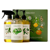 Koala Eco gift set 3-pack kitchen cleaner bottle with lemon myrtle, ideal for eco-friendly surface cleaning