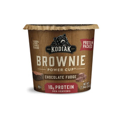 Kodiak Cakes brownie cup in a 12-pack, convenient snack on the go