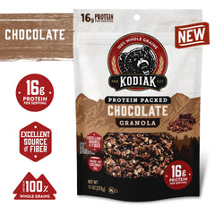 Kodiak Cakes Granola on yogurt bowl for a crunchy, protein-boosting breakfast topping.